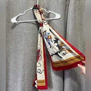 NWT Echo Silk Christmas Scarvf